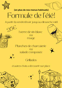 affiche soirée d'été